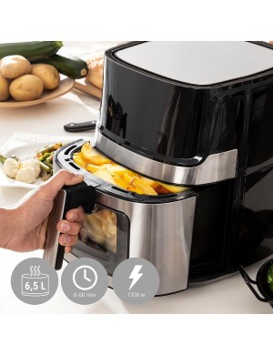 Friteuse à Air Numérique XXL 1 700 W 6,5 litres - Noir