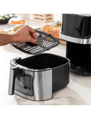 Friteuse à Air Numérique XXL 1 700 W 6,5 litres - Noir