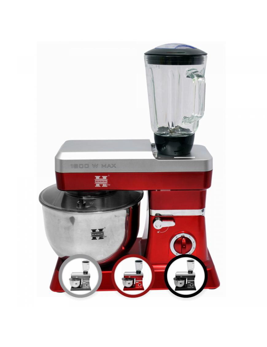 Robot batteur cuisine 6,5L 1800W avec Blender