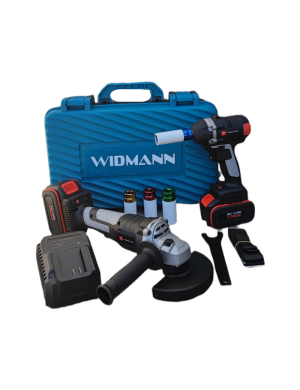 Pack double Widmann meuleuse d'angle sans balai 24v et clé à chocs 36v