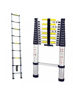 Échelle Télescopique en Aluminium 260 cm - Compacte et Sécurisée | TPLM